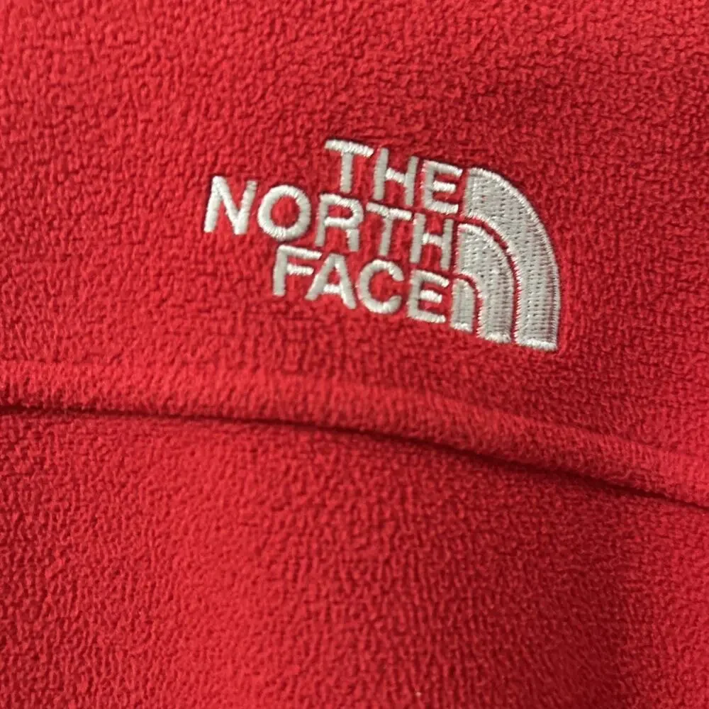 The North Face Men's Windwall Fleece Jacket, Red, Full Zip, Size Small
